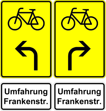 Vorschlag: Deutliche Umleitungsbeschilderung (foto © 2017 ul) umleitung