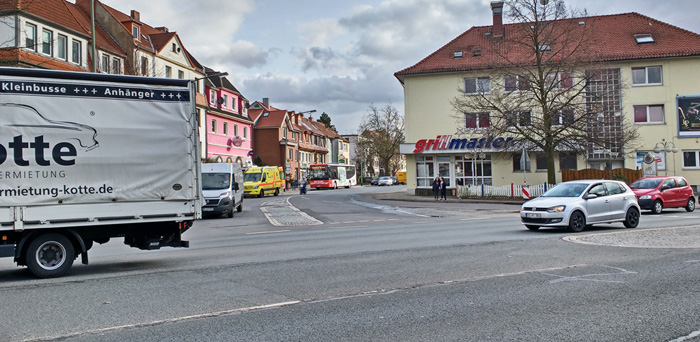 Gefährliche Querung rvk