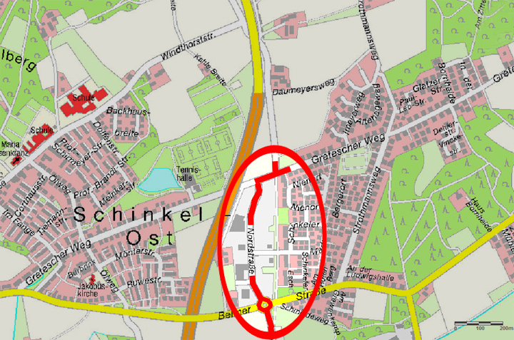 Um die Radwegverkehrsanlagen an der Nordstraße in Gretesch geht es hier, und zwar in dem Abschnitt von der Belmer Straße bis zum Gretescher Weg.<br>